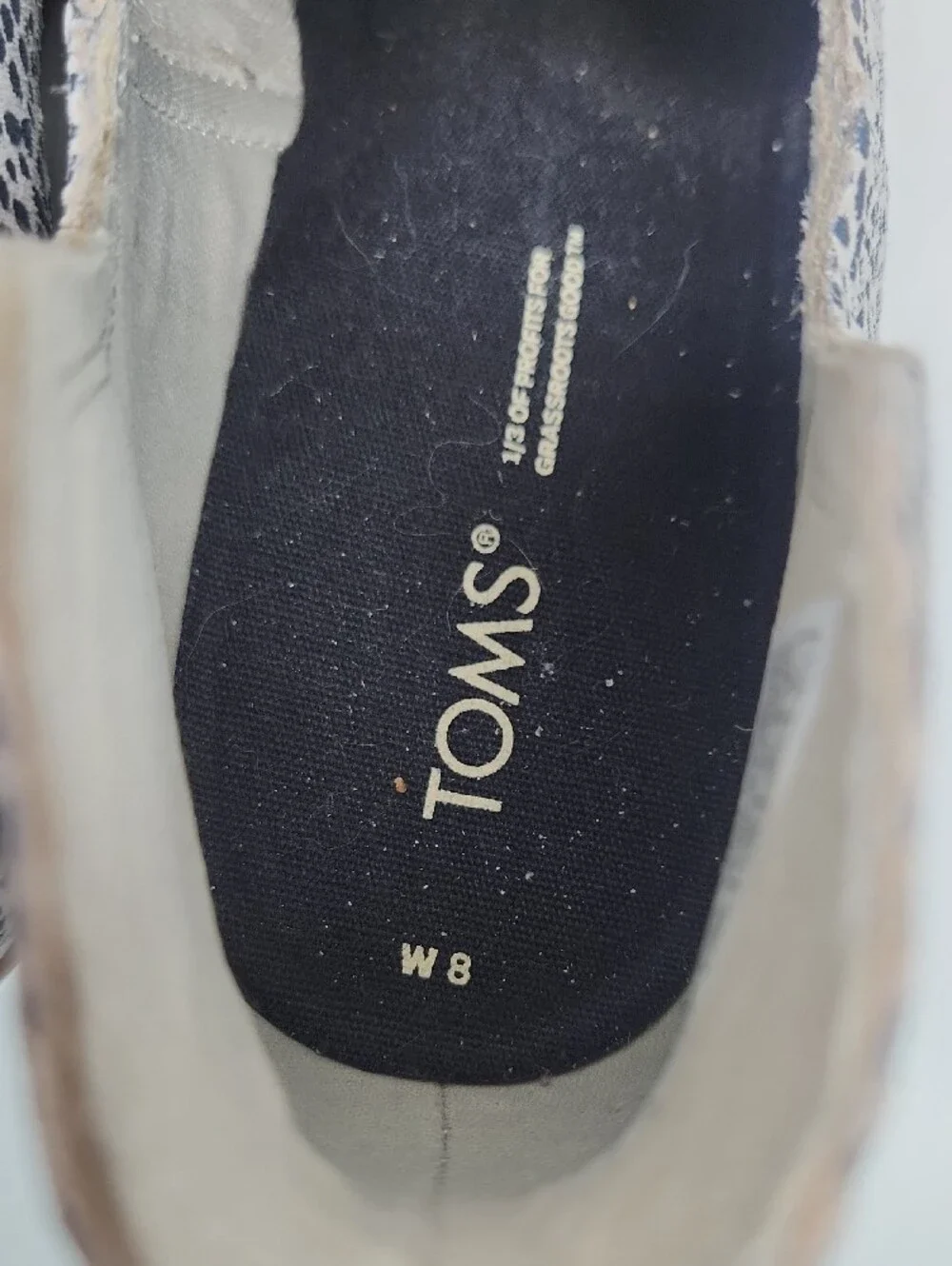 Toms Leopard Print Booties Like New Size 8